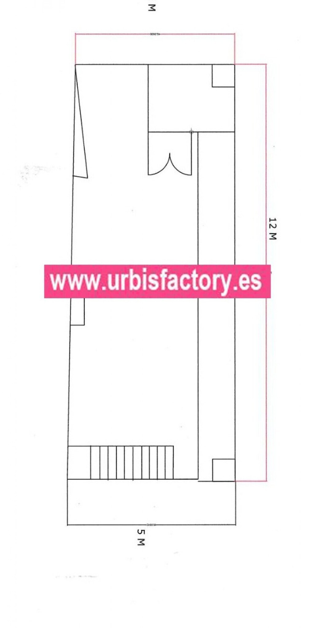 Local commercial dans Salamanca à louer Plan d’étage– Image 1 sur 3