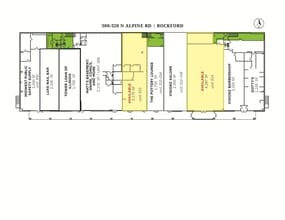 300-320 N Alpine Rd, Rockford, IL à louer Plan d’étage– Image 1 sur 1
