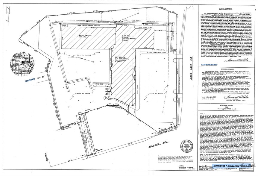 23400 Michigan Ave, Dearborn, MI à vendre - Plan de site – Image 3 sur 3