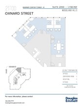 21700 Oxnard St, Woodland Hills, CA à louer Plan d’étage– Image 1 sur 1