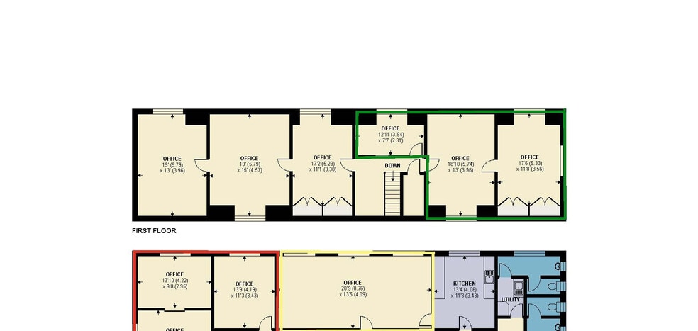 Offices at Crest House, Middle Wallop à louer - Plan d’étage – Image 1 sur 4