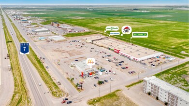 608 12th Ave E, Kindersley, SK - VUE AÉRIENNE  vue de carte
