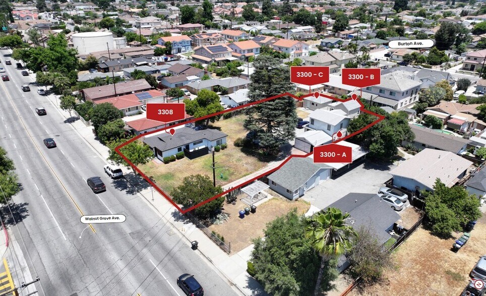3300 Walnut Grove Ave, Rosemead, CA à vendre - Aérien – Image 2 sur 6