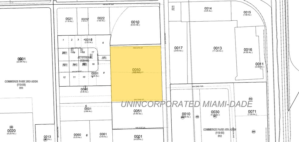 3108-3390 NW 72nd Ave, Miami, FL à louer - Plan cadastral – Image 2 sur 16