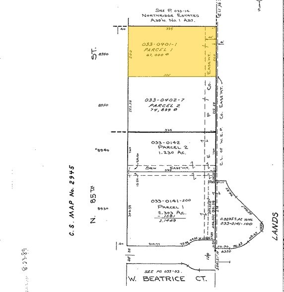 8980 N 85th St, Milwaukee, WI à vendre - Plan cadastral – Image 2 sur 3