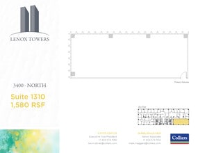 3400 Peachtree Rd NE, Atlanta, GA à louer Plan d’étage– Image 1 sur 1