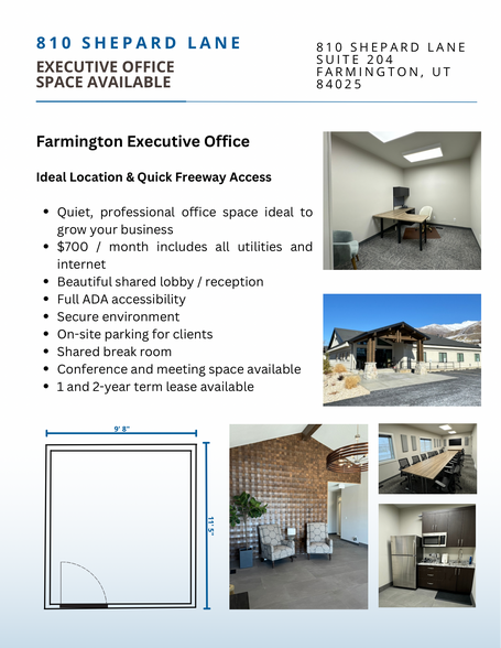 810 Shepard Ln, Farmington, UT à louer - Photo de l’immeuble – Image 2 sur 11