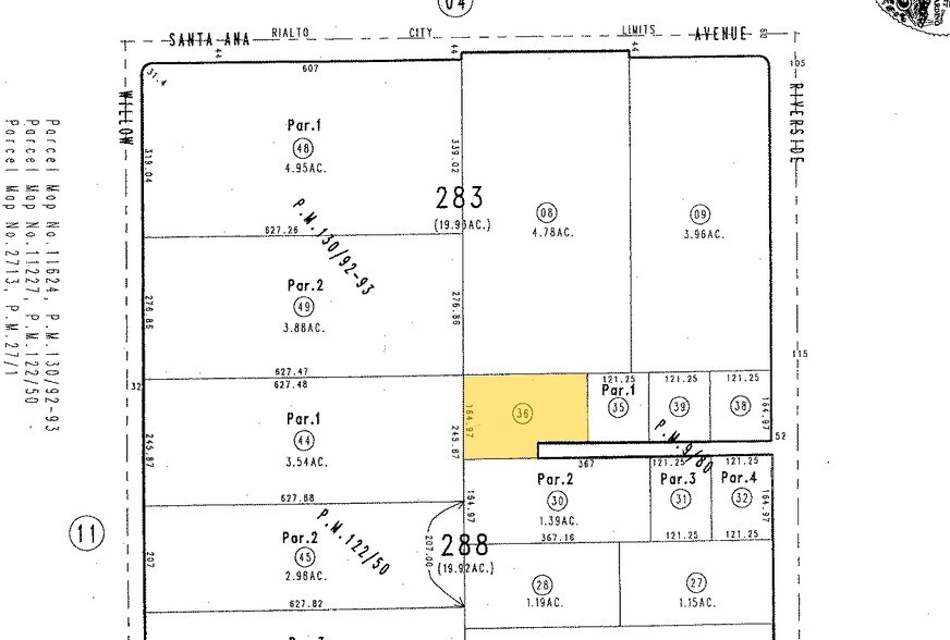 176 W Bryant St, Bloomington, CA à vendre - Plan cadastral – Image 2 sur 2