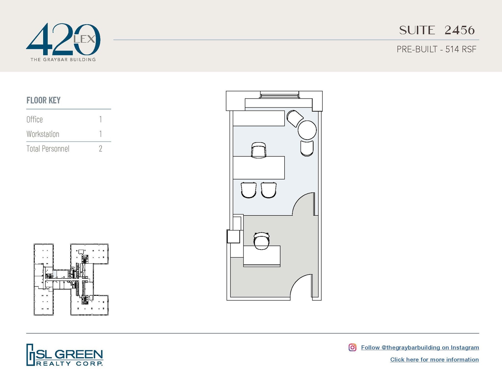420 Lexington Ave, New York, NY à louer Plan d’étage– Image 1 sur 1