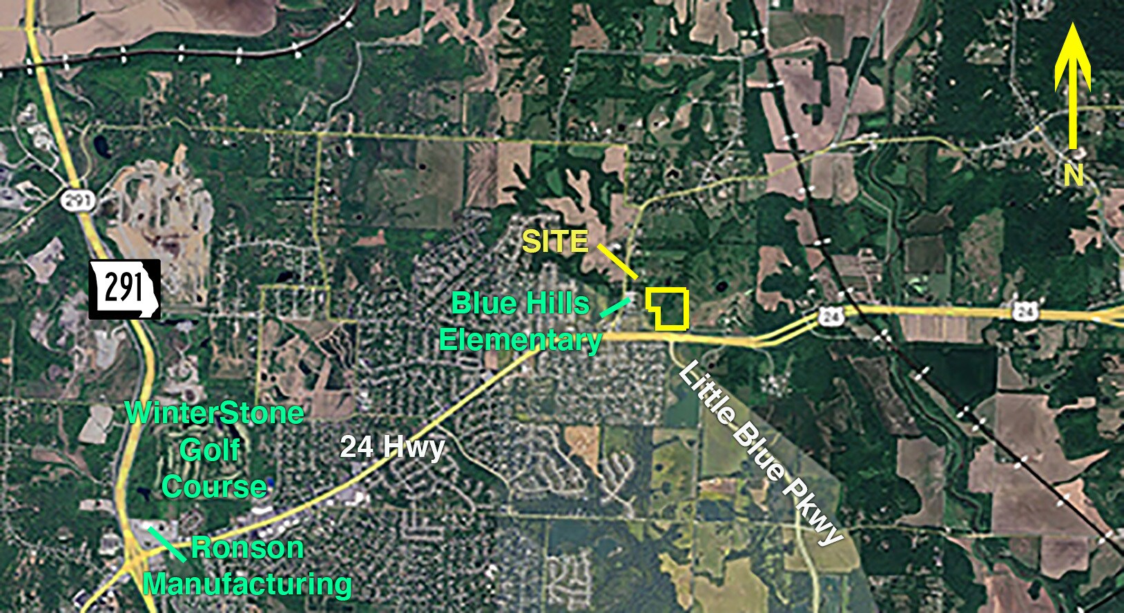 N & E of US 24 & N Blue Mills Road hwy, Independence, MO à vendre Photo principale– Image 1 sur 2