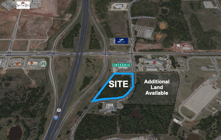 I-35 & Covell (SE/c), Edmond, OK à vendre - Aérien – Image 2 sur 2