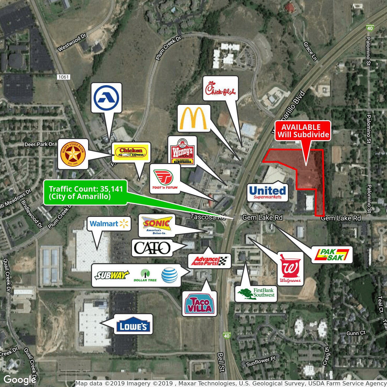 5551 Amarillo Blvd W, Amarillo, TX à vendre Photo principale– Image 1 sur 3