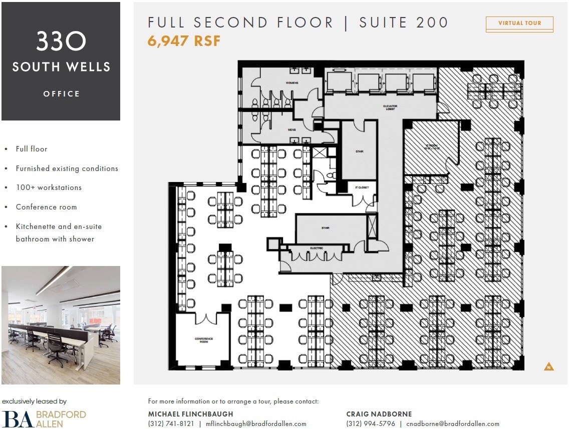 330 S Wells St, Chicago, IL à louer Plan d’étage– Image 1 sur 8