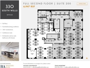 330 S Wells St, Chicago, IL à louer Plan d’étage– Image 1 sur 8