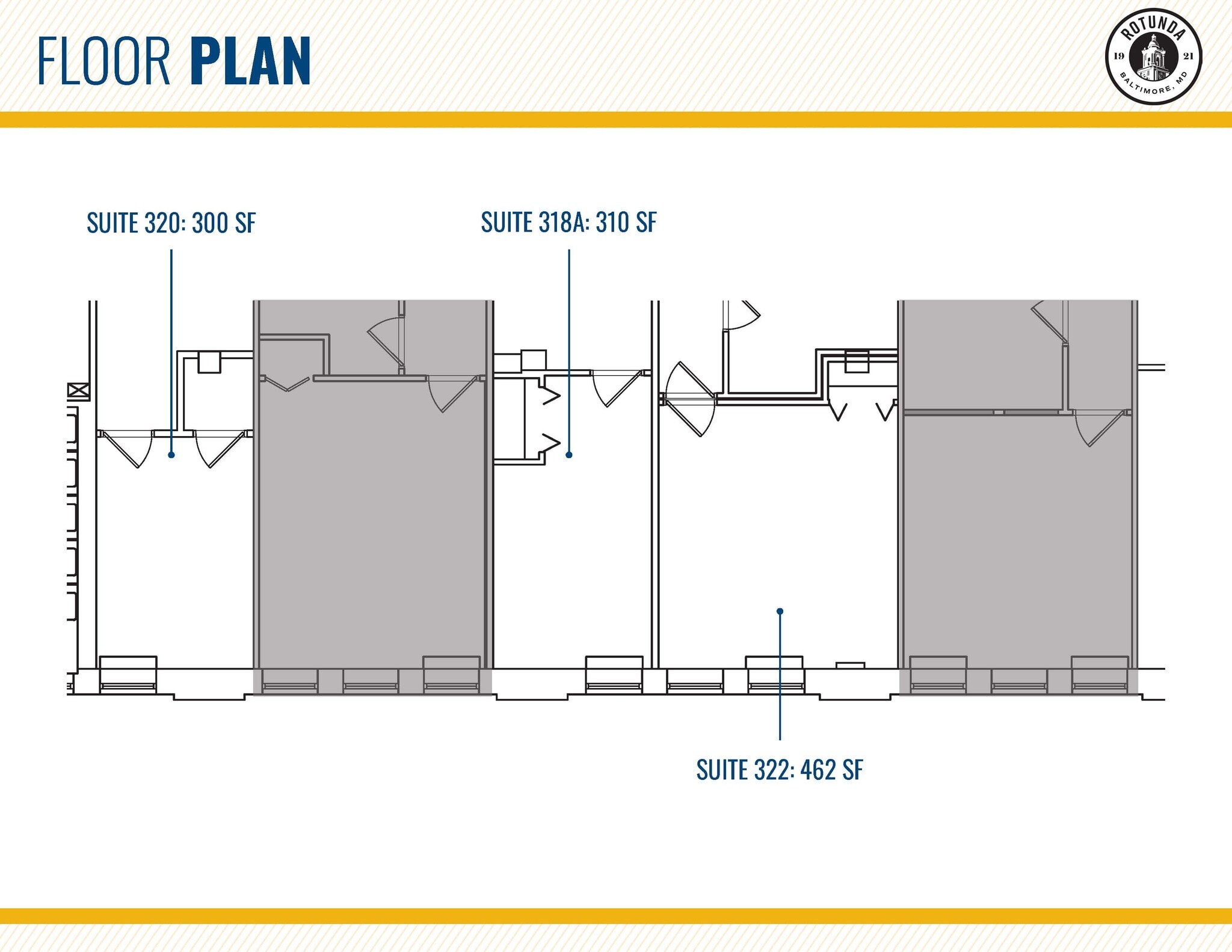 711 W 40th St, Baltimore, MD à louer Plan d’étage– Image 1 sur 1