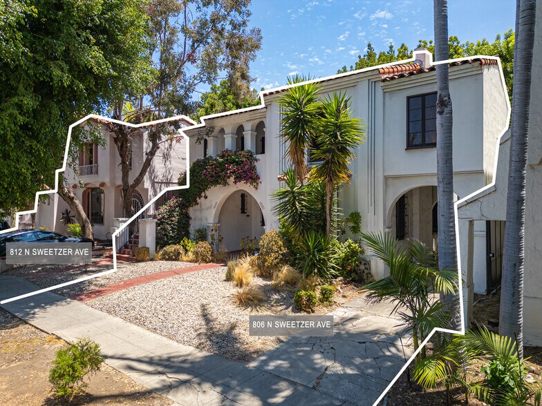 806 N Sweetzer Ave, West Hollywood, CA à vendre - Photo de l’immeuble – Image 3 sur 4