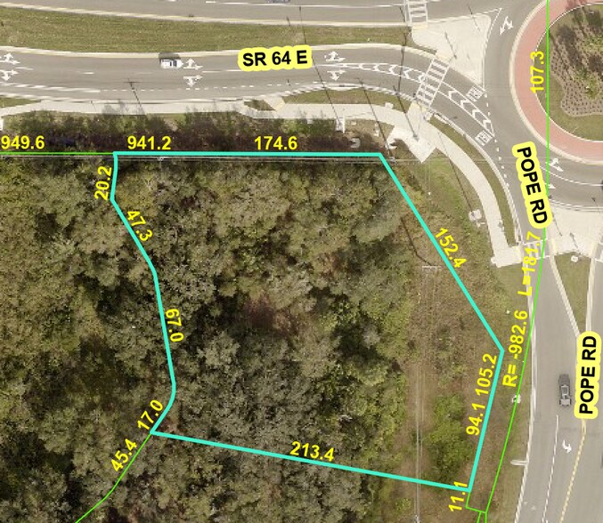 1650 Pope Rd, Bradenton, FL à vendre - Plan cadastral – Image 2 sur 2