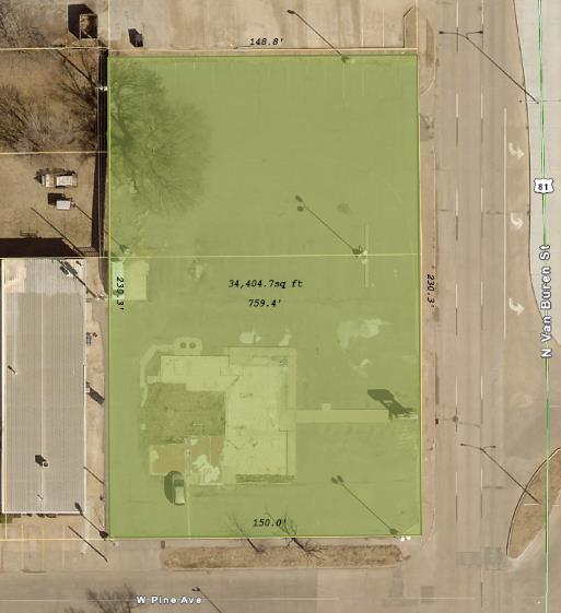 504 N Van Buren St, Enid, OK à vendre - Aérien – Image 2 sur 2