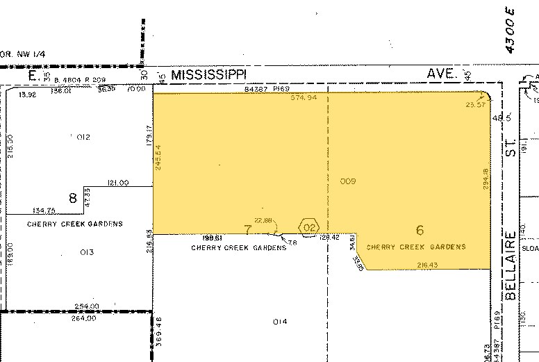 4100 E Mississippi Ave, Glendale, CO à louer - Plan cadastral – Image 2 sur 14