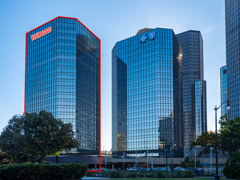 600 Renaissance Ctr, Detroit, MI à louer - Photo de l’immeuble – Image 1 sur 19