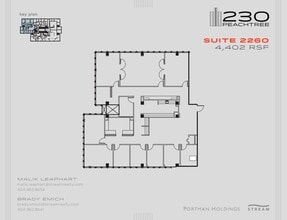 230 Peachtree St NW, Atlanta, GA à louer Plan d’étage– Image 1 sur 1