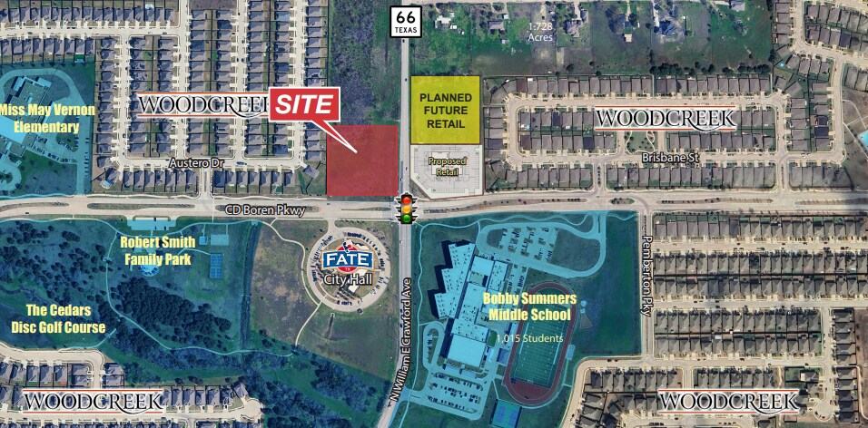NWC CD Boren Parkway & Highway 66, Fate, TX à vendre Photo principale– Image 1 sur 2