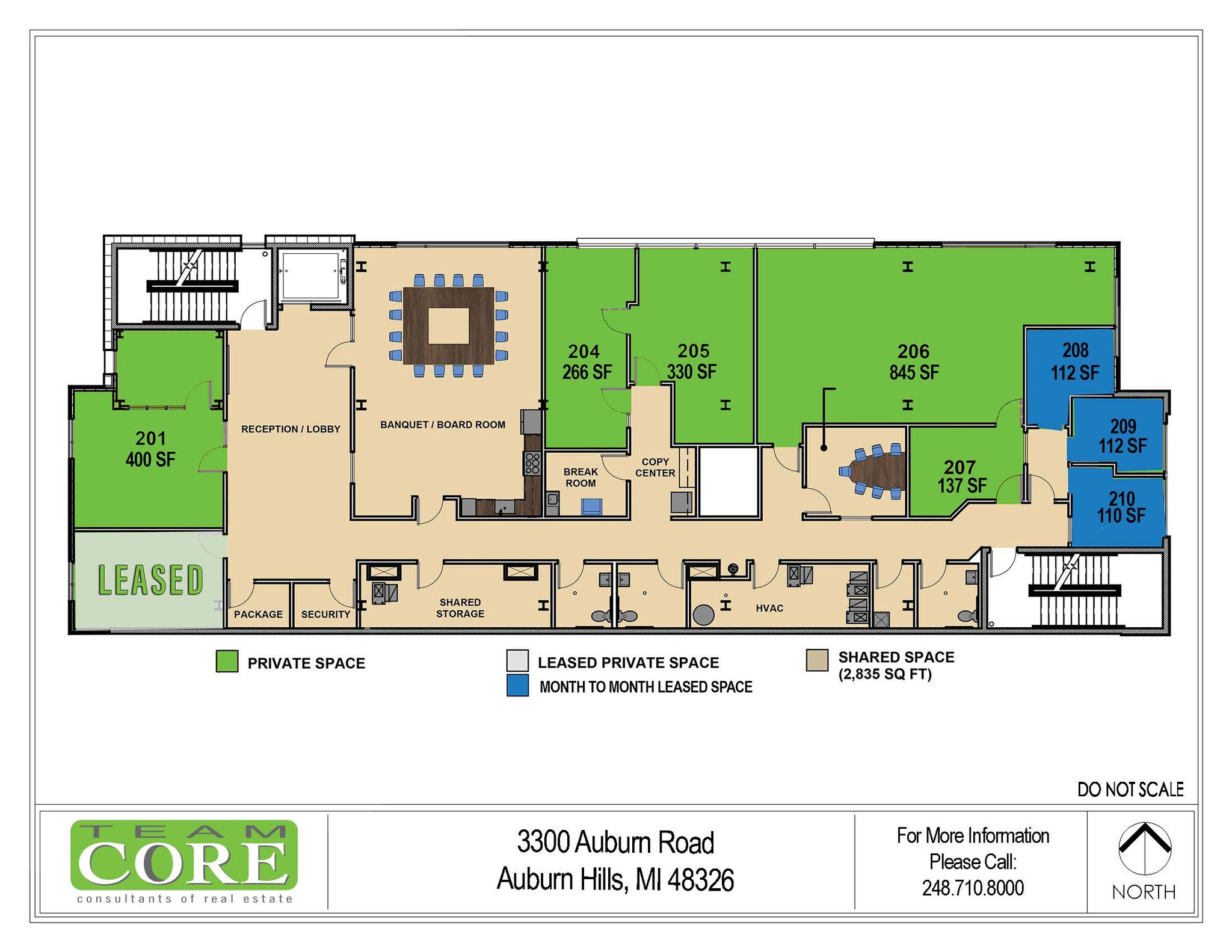 3300 Auburn Rd, Auburn Hills, MI à louer Plan d’étage– Image 1 sur 1