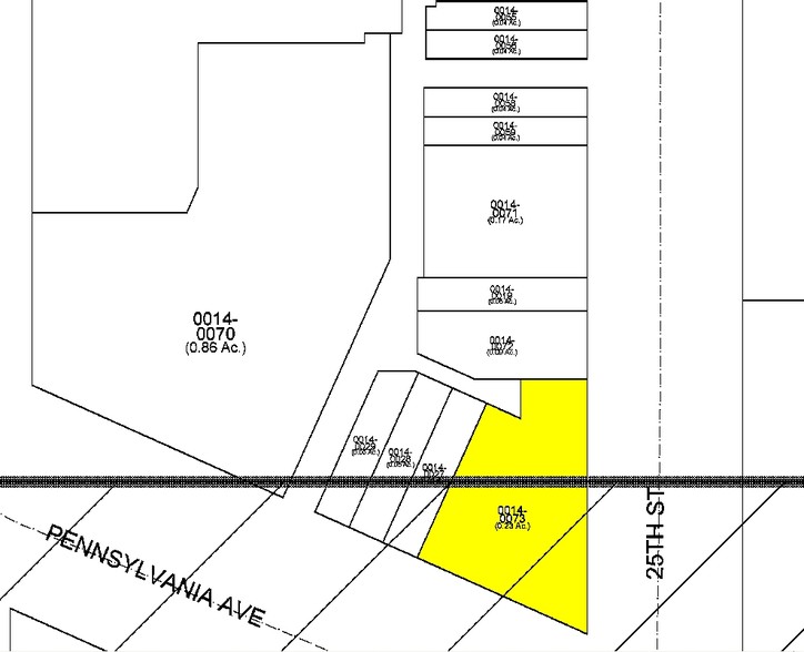 2501 Pennsylvania Ave NW, Washington, DC à louer - Plan cadastral – Image 3 sur 3