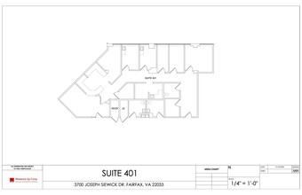 3620 Joseph Siewick Dr, Fairfax, VA à louer Plan d’étage– Image 1 sur 1