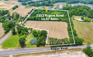 Plus de détails pour 1212 Rogers Rd, Fuquay-Varina, NC - Terrain à vendre