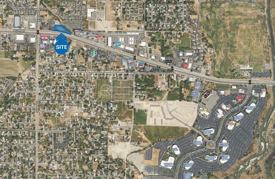 1258 W South Jordan Pky, South Jordan, UT à vendre - Carte – Image 2 sur 3