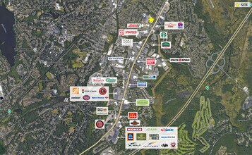 935-949 Providence Hwy, Norwood, MA - Vue aérienne  vue de carte