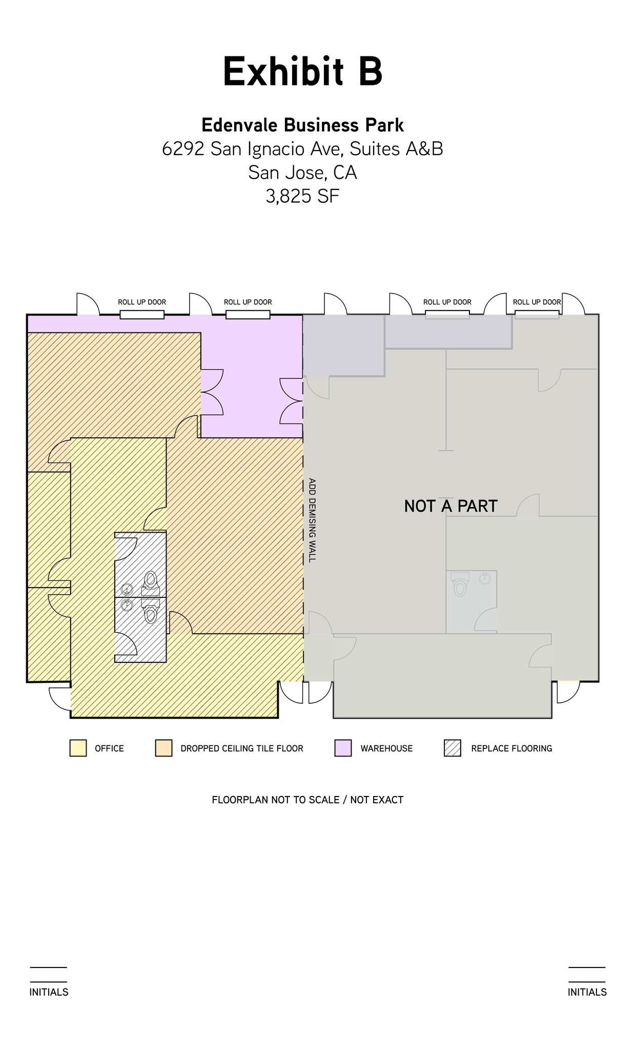 6276 San Ignacio Ave, San Jose, CA à louer Plan de site– Image 1 sur 2