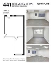 441 S Beverly Dr, Beverly Hills, CA à louer Plan d’étage– Image 1 sur 4