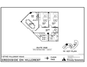 12740 Hillcrest Rd, Dallas, TX à louer Plan d’étage– Image 1 sur 1