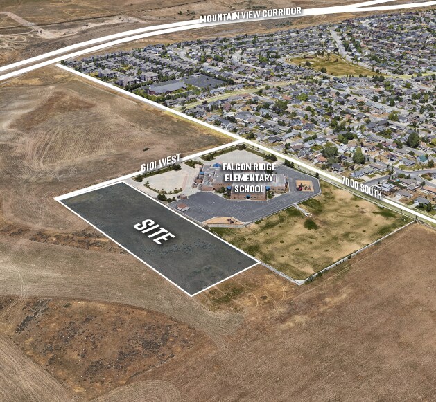 6111 W 7000 S, West Jordan, UT à vendre - Aérien – Image 1 sur 1