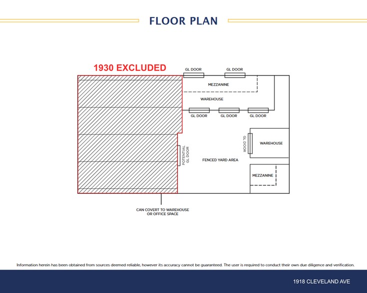1918 Cleveland Ave, National City, CA à vendre - Plan d’étage – Image 2 sur 5