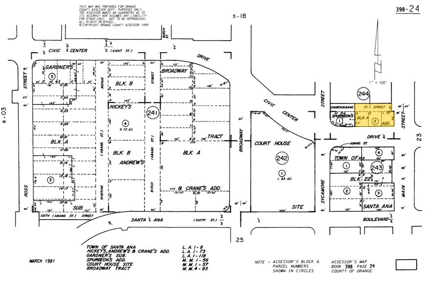 700 N Main St, Santa Ana, CA à louer - Plan cadastral – Image 1 sur 35