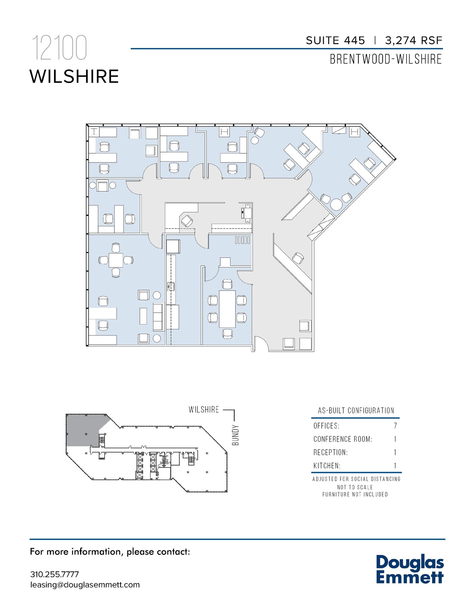 12100 Wilshire Blvd, Los Angeles, CA à louer Plan d’étage– Image 1 sur 1