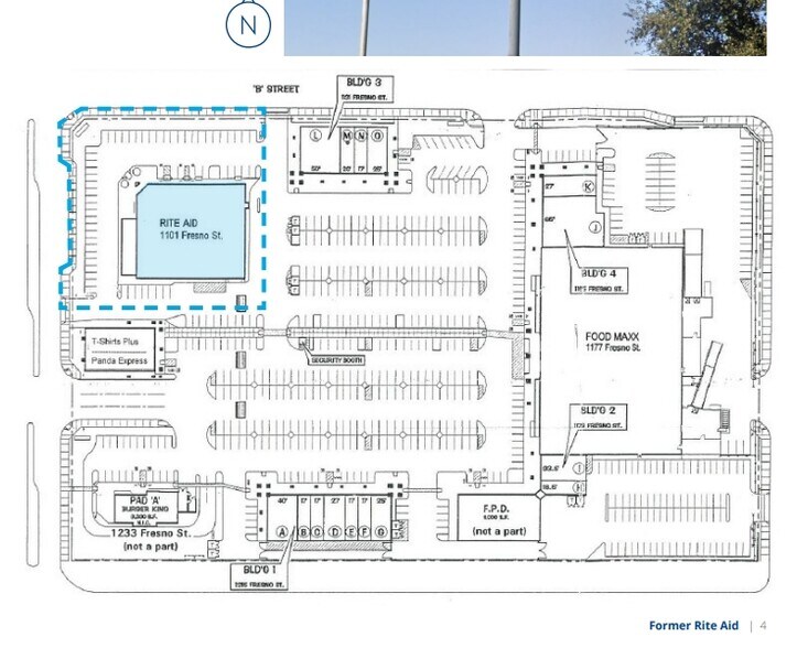 1101 Fresno St, Fresno, CA à louer - Plan de site – Image 2 sur 2