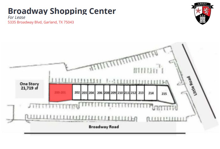 5335 Broadway Blvd, Garland, TX à louer - Plan de site – Image 3 sur 15