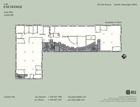 821 2nd Ave, Seattle, WA à louer Plan d’étage– Image 1 sur 1