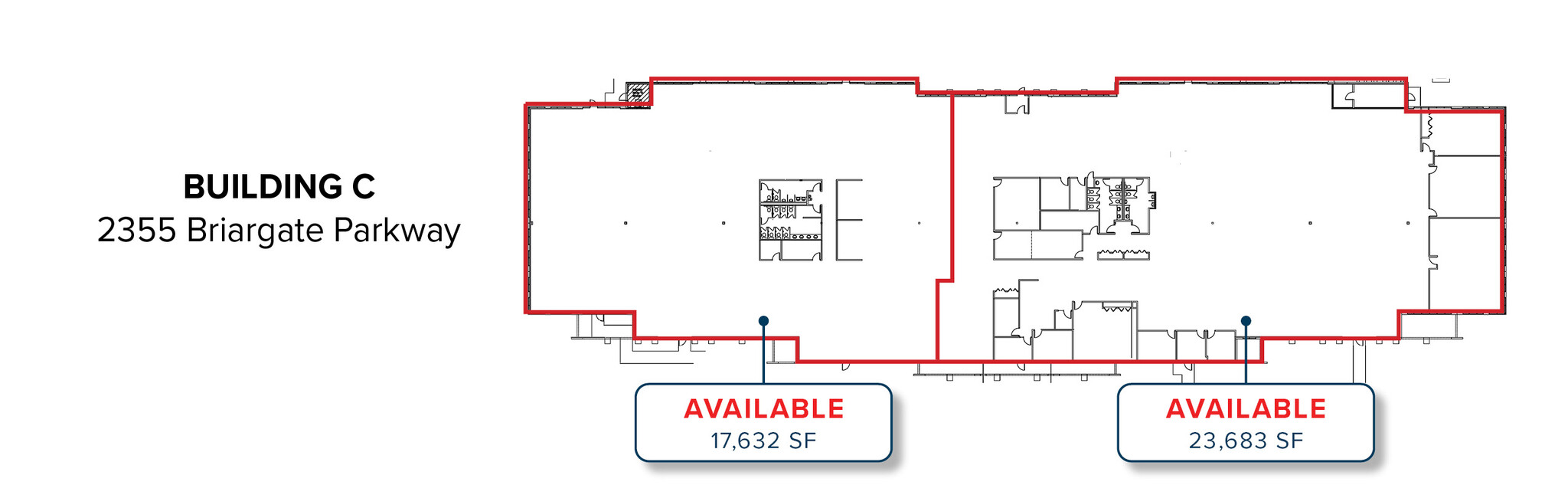 2315 Briargate Pky, Colorado Springs, CO à louer Plan d’étage– Image 1 sur 4