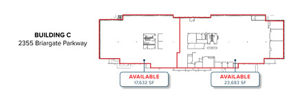 2315 Briargate Pky, Colorado Springs, CO à louer Plan d’étage– Image 1 sur 4