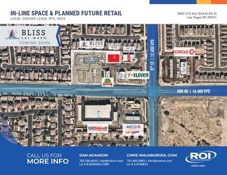 Plus de détails pour Ann Road & 5th Street, Las Vegas, NV - Local commercial à louer