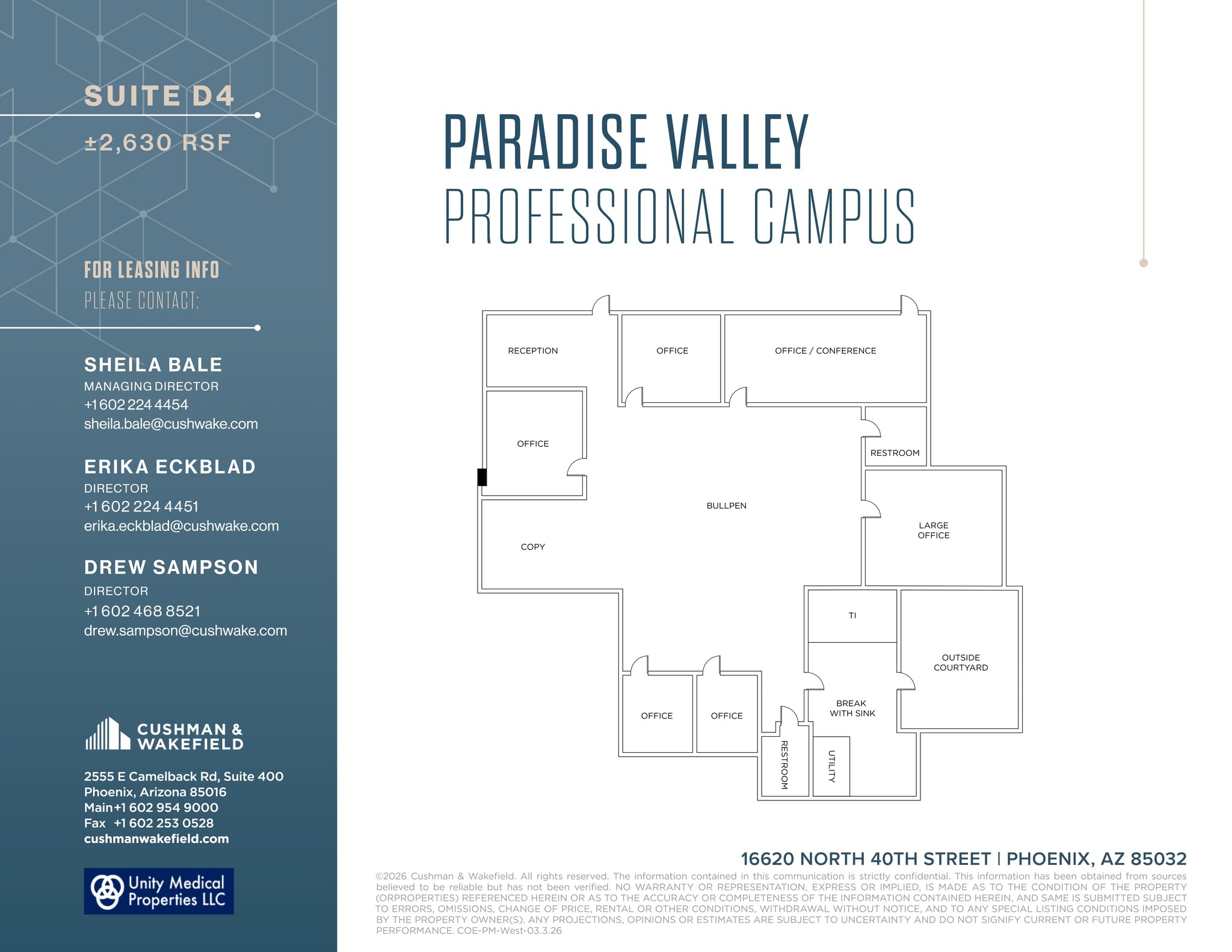 16620 N 40th St, Phoenix, AZ à louer Plan de site– Image 1 sur 1