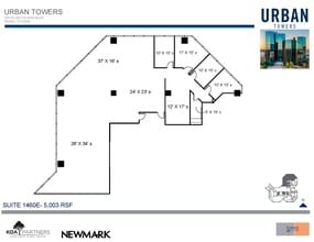 222 W Las Colinas Blvd, Irving, TX à louer Plan d’étage– Image 2 sur 2