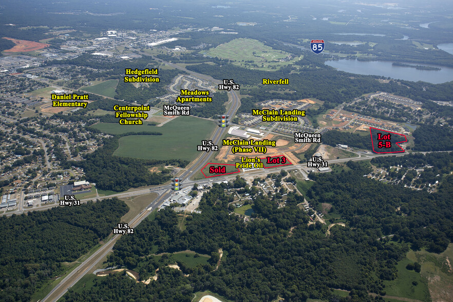 McQueen Smith & Hwy 31, Prattville, AL à vendre - Aérien – Image 2 sur 4