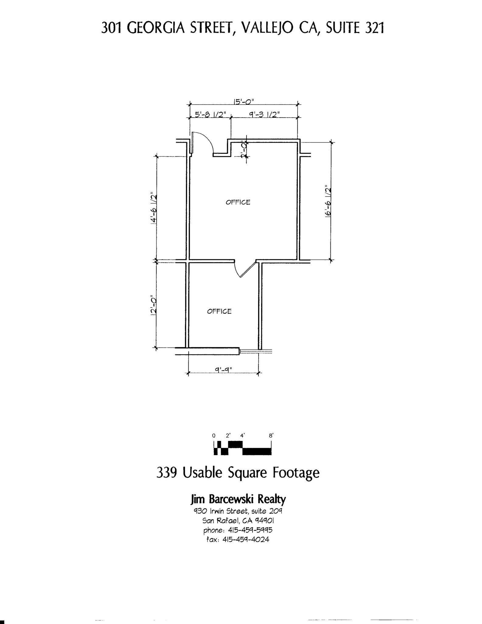 301 Georgia St, Vallejo, CA à louer Plan de site– Image 1 sur 4