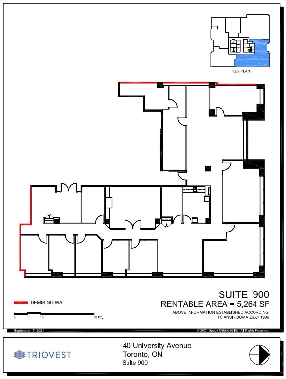 40 University Ave, Toronto, ON à louer Plan d’étage– Image 1 sur 1